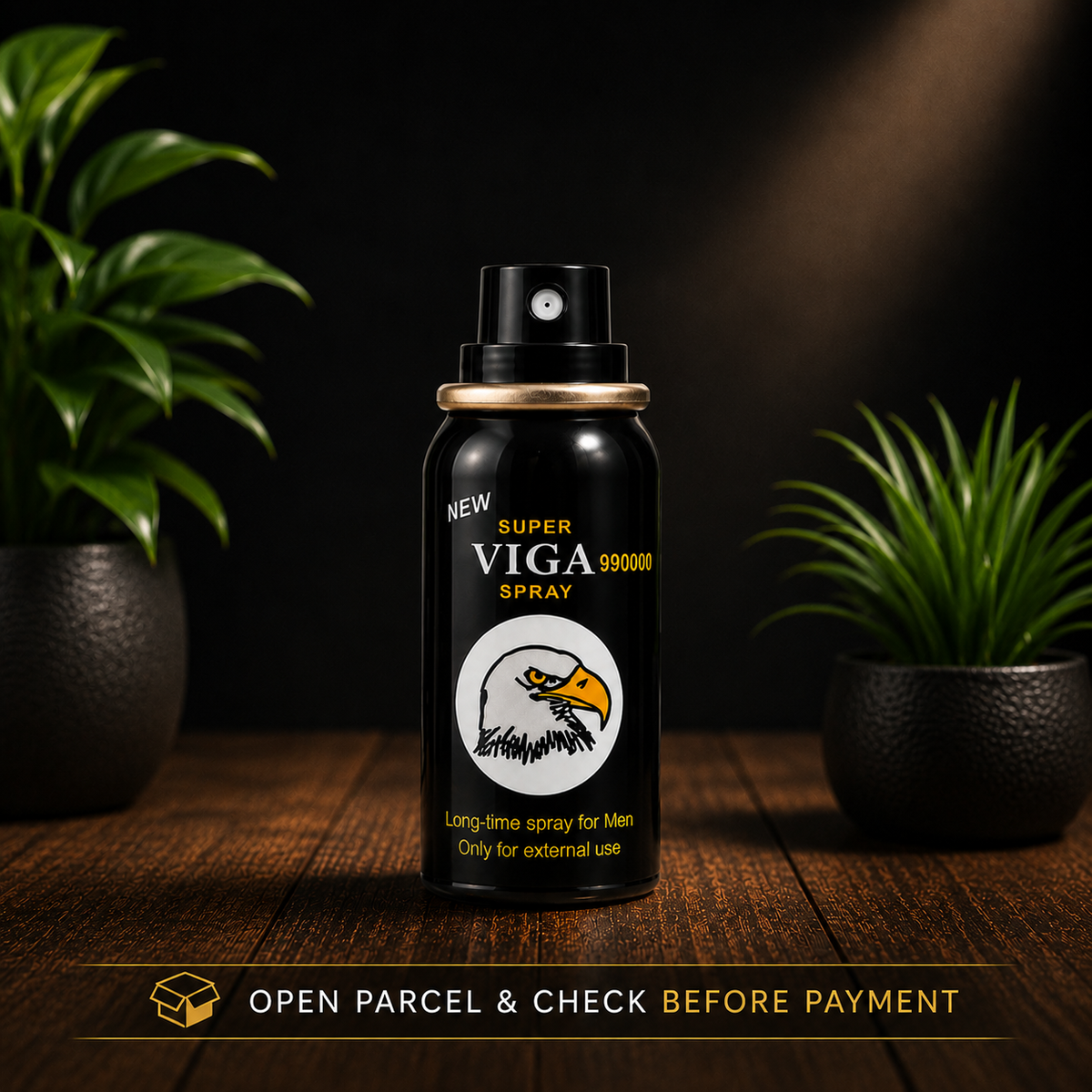 Super Viga 990000 Delay Spray for Men with Natural Ginseng Extract, 45ml Bottle